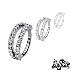 ARO SEGMENTADO CON BRILLO DOBLE (ABIERTO)