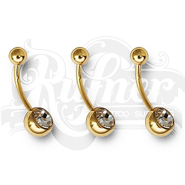 BANANA TITANIO DORADO BRILLO BLANCO